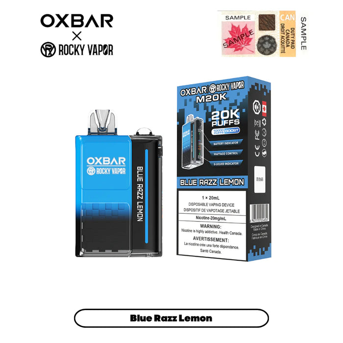 Oxbar M20K Blue Razz Lemon