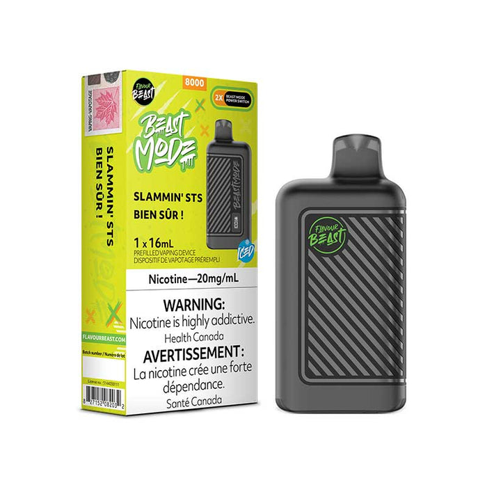 Flavour Beast Beast Mode 8K Disposable - Slammin STS Iced
